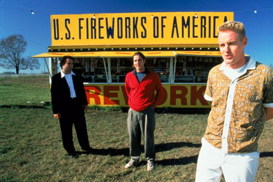 Love standing outside U.S. Fireworks of America